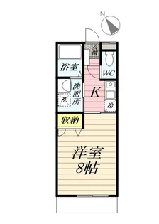 メゾンたくや【2階】の間取り