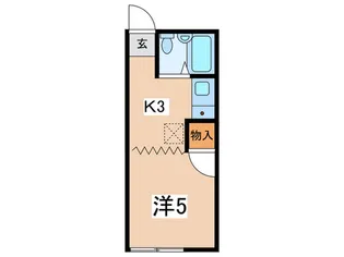 プラザ・ドゥ・ネービス【1階】の間取り