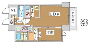 Fleur gyoen【7階】の間取り