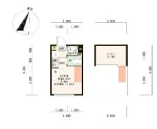 Sfida K(スフィーダ ケイ)【2階】の間取り
