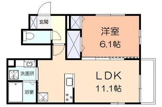 スプリング ヴィラ【1階】の間取り