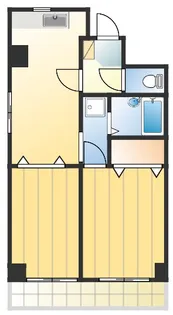 アンゲネームハウス【2階】の間取り