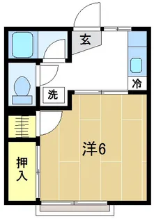 LUNA FIORE【2階】の間取り