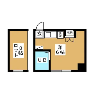 ピュアハウス大学前1番館【2階】の間取り