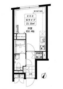 カーサブリランテ本駒込【1階】の間取り