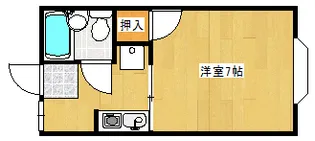 サンパティーク【2階】の間取り