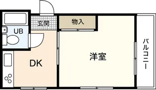 住吉藤野ビル【3階】の間取り