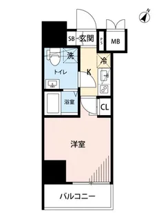 マイナビSTAY旧東海道品川(レガリス品川サウス)【3階】の間取り