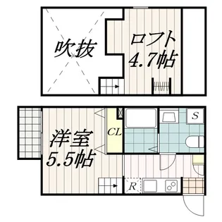 ALIVIO【2階】の間取り