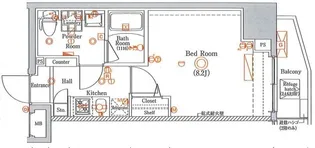 ラフィスタ板橋区役所前【10階】の間取り