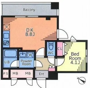 池袋ウエストガーデン【5階】の間取り