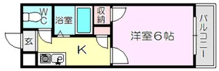 マンションパルス【4階】の間取り