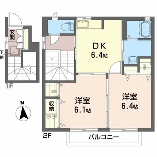 Vivre C【2階】の間取り