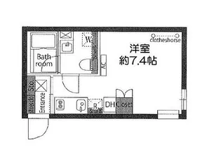 アヴァンタージュ恵比寿【1階】の間取り