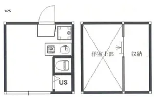 レジデンス本町【1階】の間取り