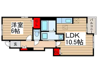フェアリ-コ-ト【1階】の間取り