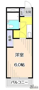 所沢ハイム【1階】の間取り