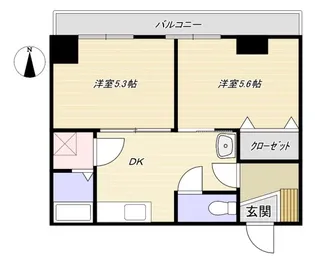 エクセル千葉【2階】の間取り