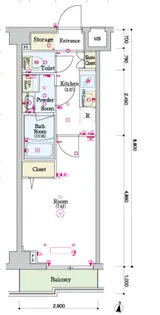 スカイコートグレース新宿中落合【1階】の間取り
