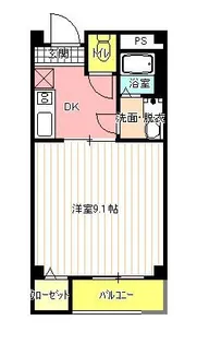 ハイマートセンリ【3階】の間取り