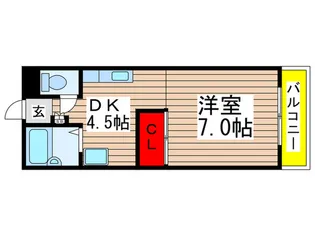 コスモリード船橋ウエスト【2階】の間取り