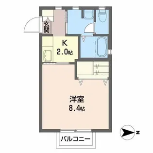 メゾン ドゥ ボヌールII【2階】の間取り