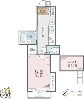 ソレイユ(II)【2階】の間取り