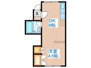 グランデ菊水【2階】の間取り