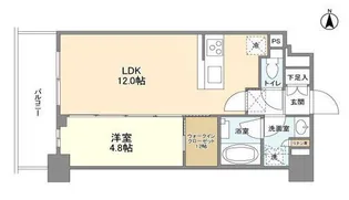 コンフォリア桜上水【7階】の間取り