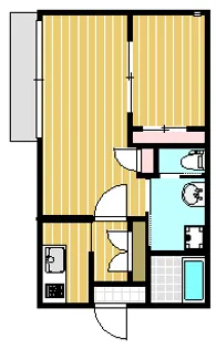 スマイラックス博多【1階】の間取り