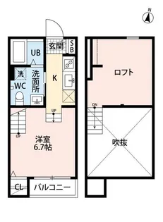 La Vita Bella【2階】の間取り