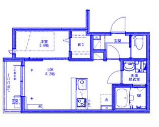 KEIAI RESIDENCE 東大宮II【1階】の間取り