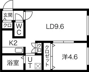 グランスクエアII【1階】の間取り