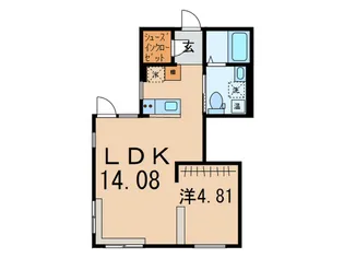 グランドソレイユ鷹番【2階】の間取り