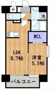 TYレジデンスII【6階】の間取り