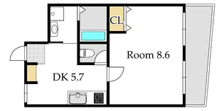 原尾島フロントガーデンマンション【2階】の間取り