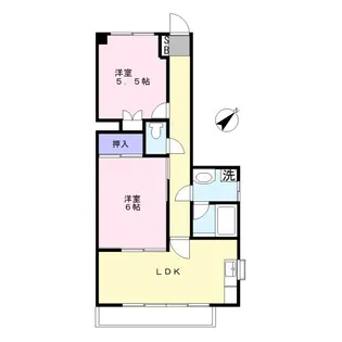 エクセレンス西台【3階】の間取り