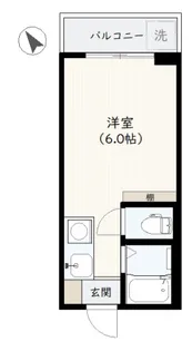 スカイハイツ3号【5階】の間取り