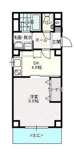 ハートフル医大南【3階】の間取り
