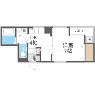 コンフォート真田山東【3階】の間取り