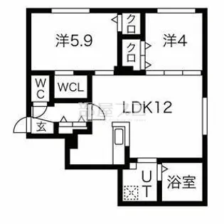 DPレジデンス山鼻【1階】の間取り