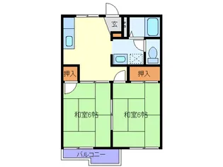 ラプラス植松I【2階】の間取り