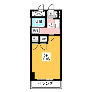 ガーデンハイツ中村【3階】の間取り