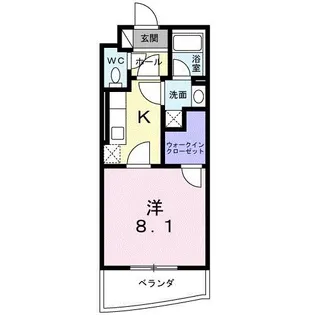 シンシア【1階】の間取り