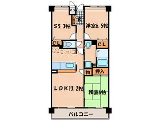グランKSジオ【4階】の間取り