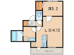 ラシーネ目黒花房山【3階】の間取り