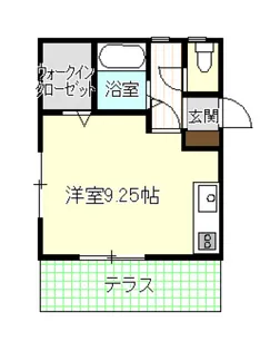 ピアレス西山【1階】の間取り