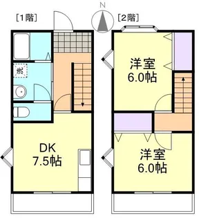 サンクリエイト B棟の間取り
