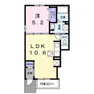 プチメゾン東高円寺【1階】の間取り