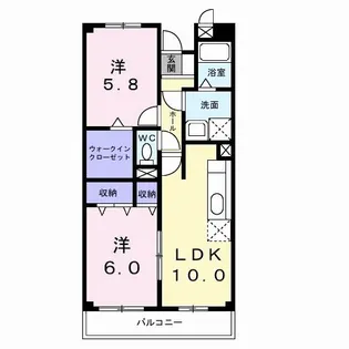 ツナトリ・マンション【1階】の間取り